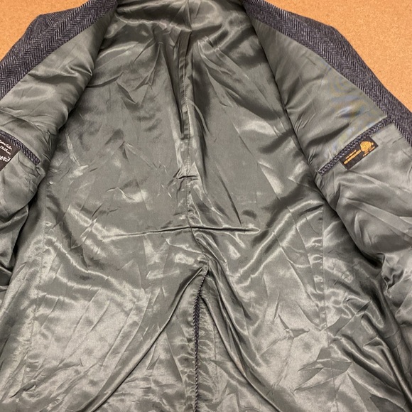 Men’s vintage Wool Herringbone blazer - Picture 3 of 7